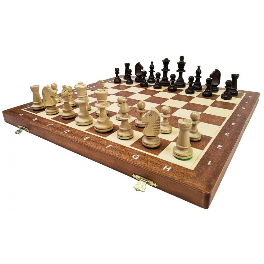 Складные турнирные шахматы №6, инкрустация из красного дерева - 54х54 см. Caissa
Складные турнирные шахматы №6, инкрустация из красного дерева - 54х54 см. Caissa