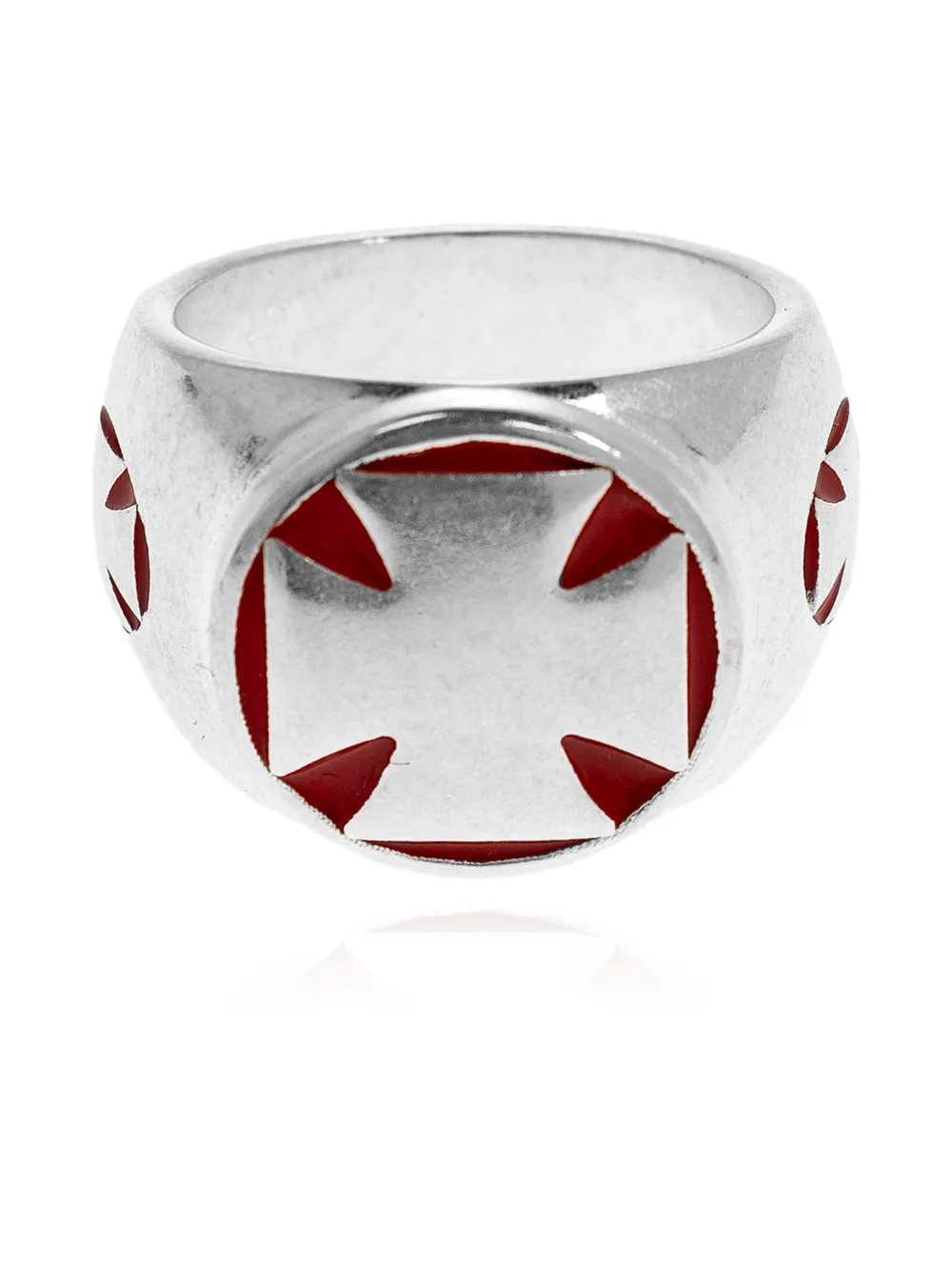 Кольцо-крест Vetements, серебряный
Кольцо-крест Vetements, серебряный