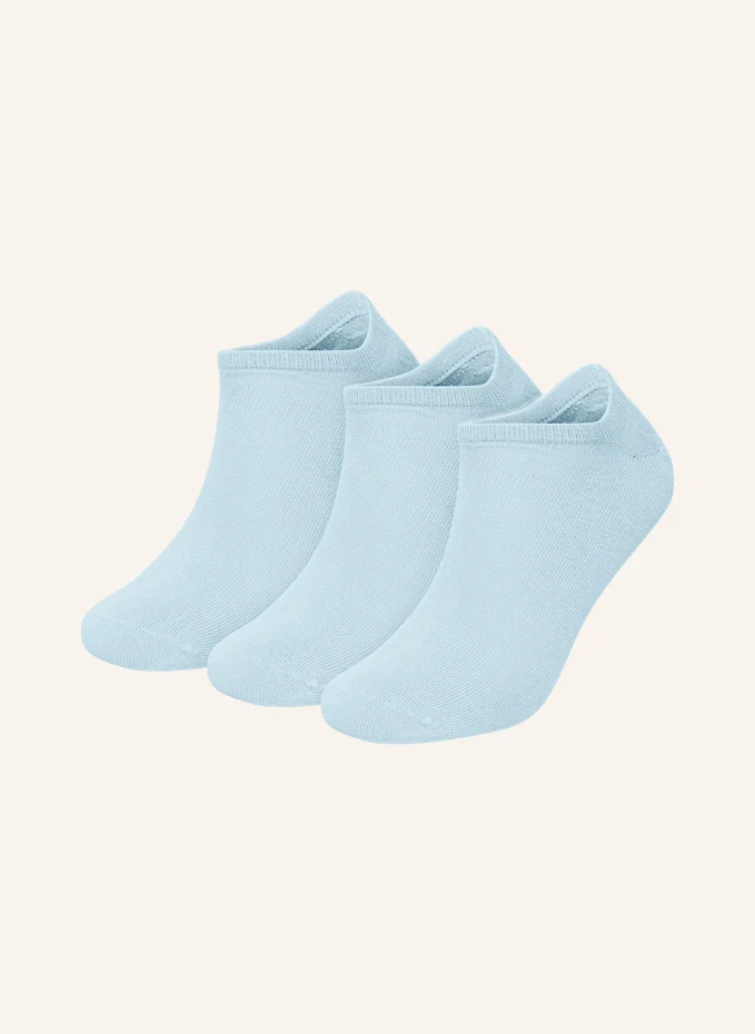 Комплект из 3 носков-кроссовок one color shorties Dillysocks, синий 
Комплект из 3 носков-кроссовок one color shorties Dillysocks, синий