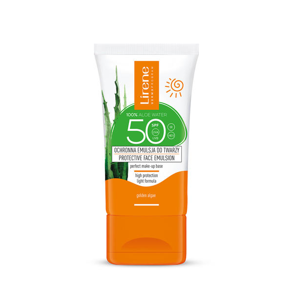 Защитная эмульсия для лица с spf50, 50 мл Lirene Sun
Защитная эмульсия для лица с spf50, 50 мл Lirene Sun