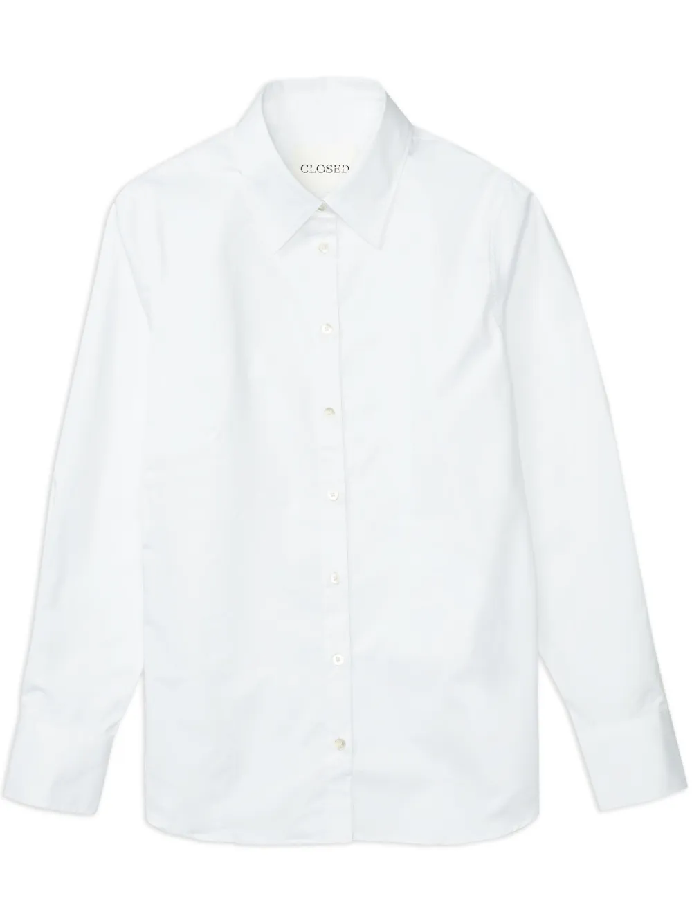 Рубашка с длинными рукавами Closed, белый 
Рубашка с длинными рукавами Closed, белый