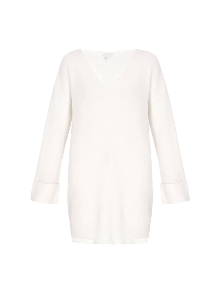 Женский свитер из белого меланжа usha WHITE LABEL
Женский свитер из белого меланжа usha WHITE LABEL