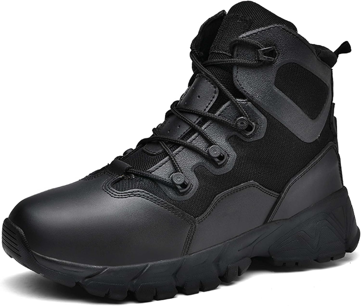 Мужские тактические военные ботинки для активного отдыха, с шнуровкой, боковой молнией, противоскользящие, для походов, кросс-кантри и альпинизма Generic, черный
Мужские тактические военные ботинки для активного отдыха, с шнуровкой, боковой молнией, противоскользящие, для походов, кросс-кантри и альпинизма Generic, черный
