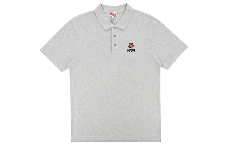 Рубашка поло Kenzo с короткими рукавами и вышитым логотипом, серый
Рубашка поло Kenzo с короткими рукавами и вышитым логотипом, серый