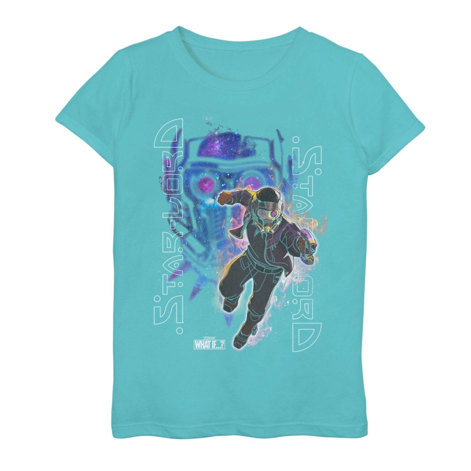 Футболка с рисунком «Звездный Лорд Галактики» для девочек 7–16 лет «Marvel Что, если бы Т'Чалла» Marvel
Футболка с рисунком «Звездный Лорд Галактики» для девочек 7–16 лет «Marvel Что, если бы Т'Чалла» Marvel