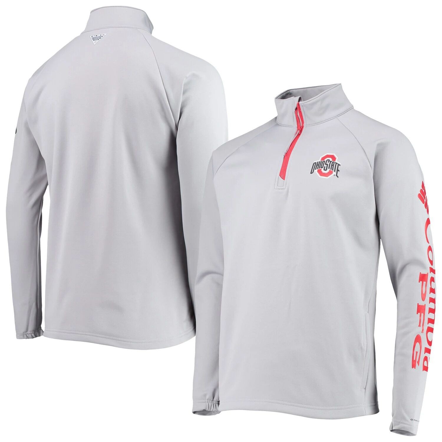 Мужская куртка Columbia Grey Ohio State Buckeyes Terminal Tackle из флиса реглан, омни-оттенок, с молнией на четверть, Серый, Мужская куртка Columbia Grey Ohio State Buckeyes Terminal Tackle из флиса реглан, омни-оттенок, с молнией на четверть
Мужская куртка Columbia Grey Ohio State Buckeyes Terminal Tackle из флиса реглан, омни-оттенок, с молнией на четверть, Серый, Мужская куртка Columbia Grey Ohio State Buckeyes Terminal Tackle из флиса реглан, омни-оттенок, с молнией на четверть