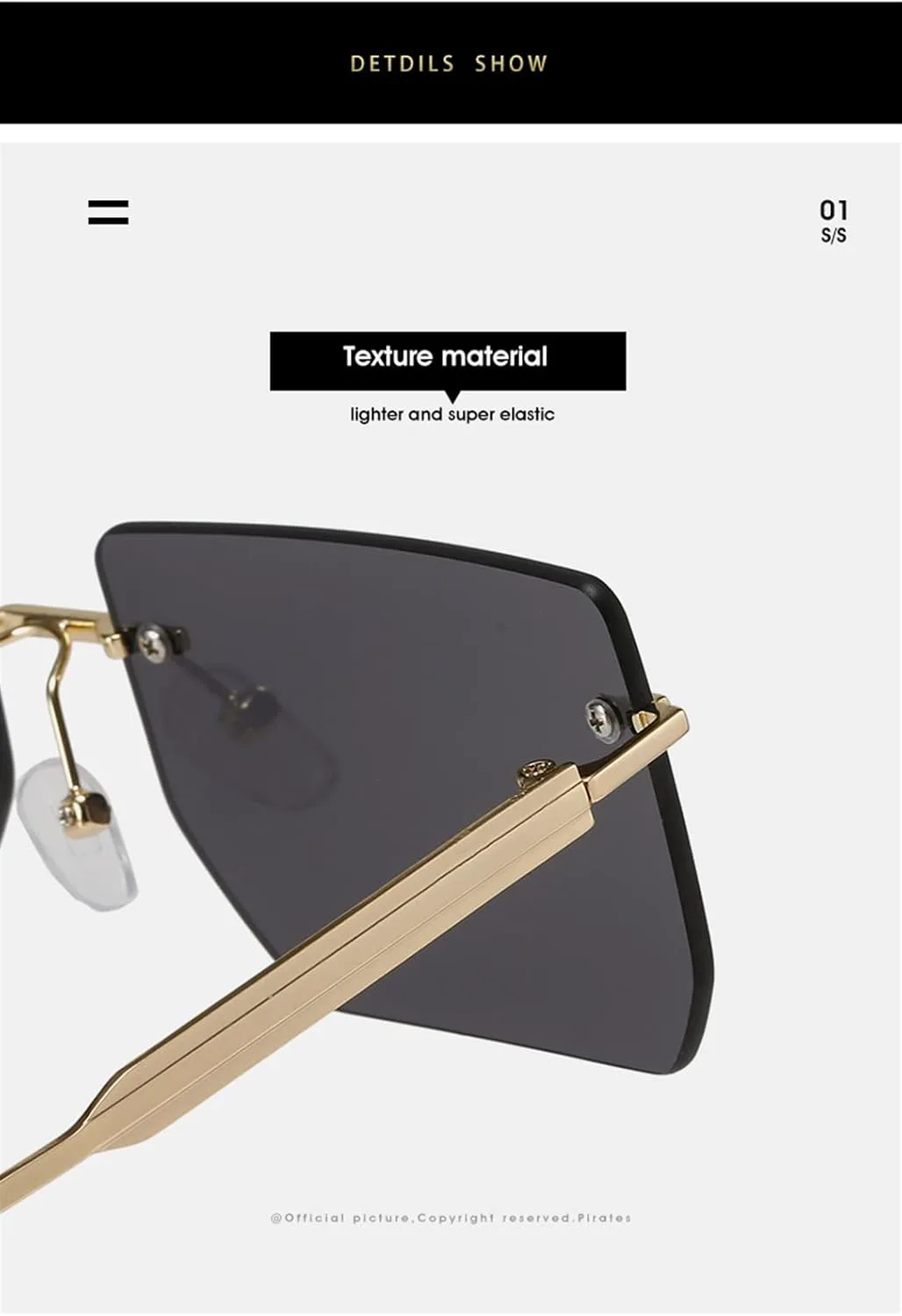 Солнцезащитные очки GAOXIN без оправы, квадратной формы, для мужчин и женщин, для уличной стрельбы, отдыха на природе и занятий спортом (Цвет: B, Размер: Средний), B
Солнцезащитные очки GAOXIN без оправы, квадратной формы, для мужчин и женщин, для уличной стрельбы, отдыха на природе и занятий спортом (Цвет: B, Размер: Средний), B