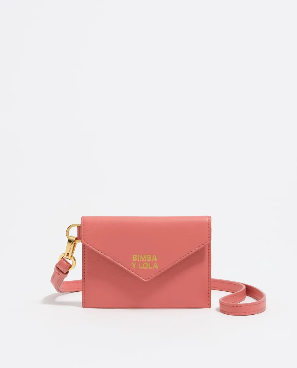 Женский кожаный кошелек с ручкой Bimba y Lola, розовый
Женский кожаный кошелек с ручкой Bimba y Lola, розовый
