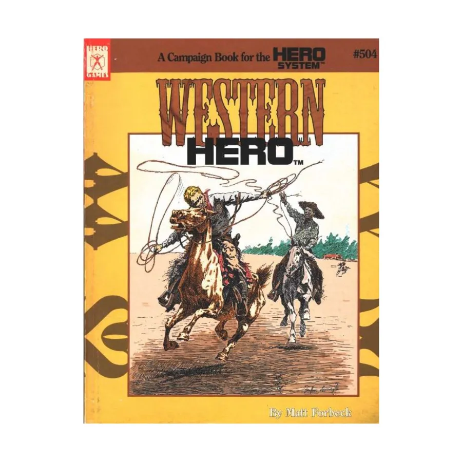 Western Hero (1st Edition), Hero System & Champions (4th Edition), мягкая обложка
Western Hero (1st Edition), Hero System & Champions (4th Edition), мягкая обложка