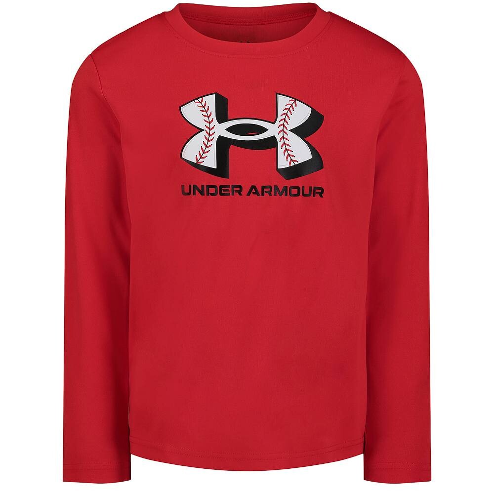 Бейсбольная футболка с длинными рукавами и логотипом Under Armour Tech для мальчиков 4–7 лет, красный
Бейсбольная футболка с длинными рукавами и логотипом Under Armour Tech для мальчиков 4–7 лет, красный