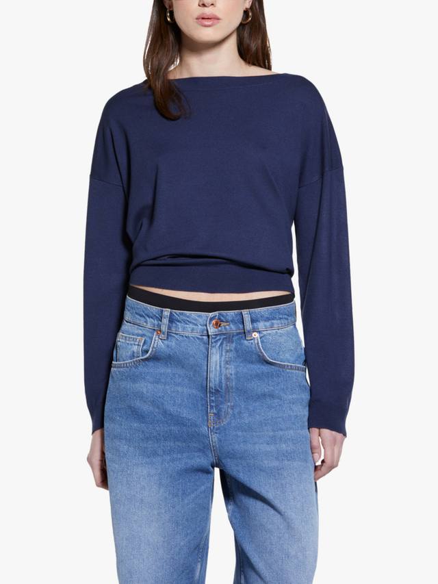 Свитер с лодочкой SISLEY, Blue
Свитер с лодочкой SISLEY, Blue