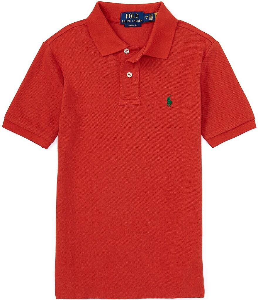 Рубашка поло с короткими рукавами и культовой сеткой Polo Ralph Lauren Big Boys 8–20, оранжевый
Рубашка поло с короткими рукавами и культовой сеткой Polo Ralph Lauren Big Boys 8–20, оранжевый