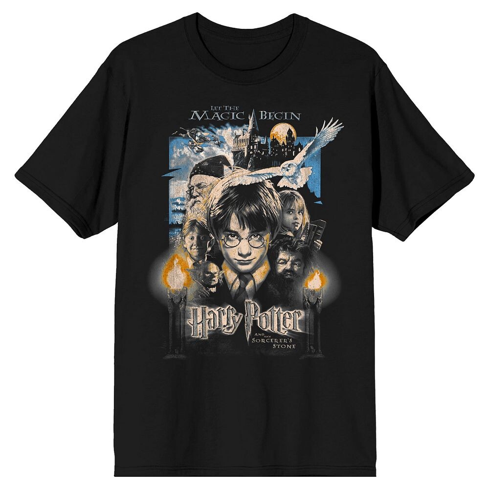 Мужская футболка Harry Potter Let The Magic Begin Licensed Character, черный
Мужская футболка Harry Potter Let The Magic Begin Licensed Character, черный