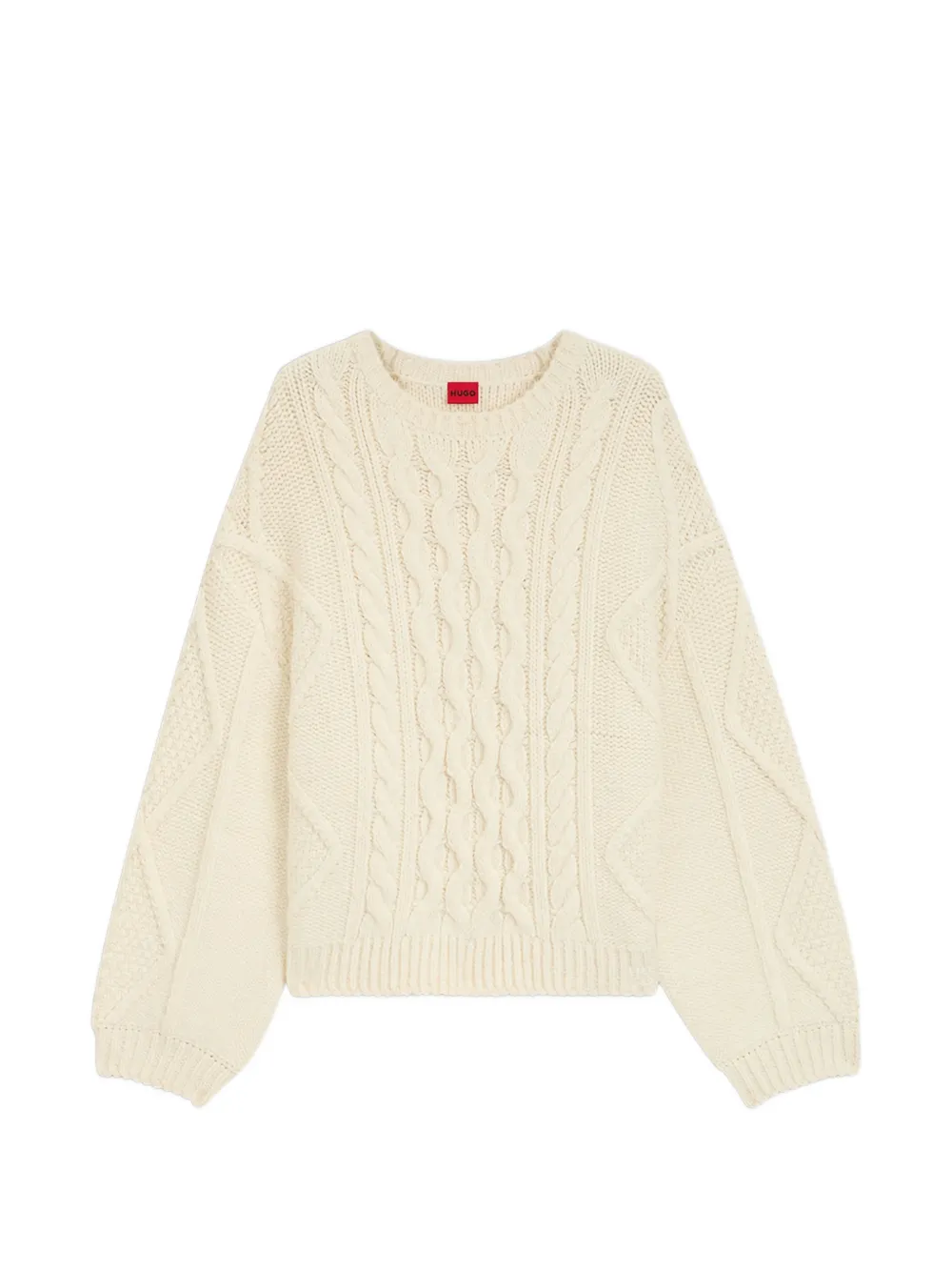 Свитер с косами Hugo, бежевый
Свитер с косами Hugo, бежевый