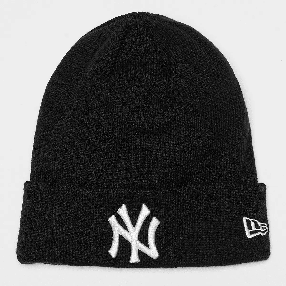 Бейсболка New Era Cuff Knit MLB New York Yankees Essential, черный 
Бейсболка New Era Cuff Knit MLB New York Yankees Essential, черный