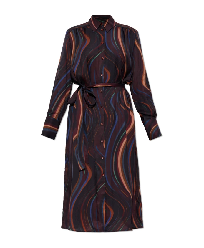 Платье с поясом на талии Ps By Paul Smith, мультиколор
Платье с поясом на талии Ps By Paul Smith, мультиколор