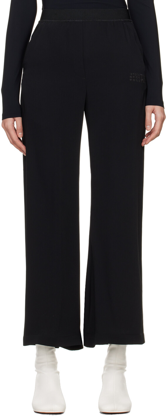 Черные брюки с вышивкой Mm6 Maison Margiela
Черные брюки с вышивкой Mm6 Maison Margiela