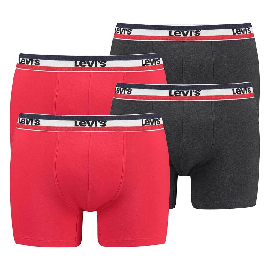 LEVI'S Мужские боксеры, упаковка из 4 пар стрейч
LEVI'S Мужские боксеры, упаковка из 4 пар стрейч