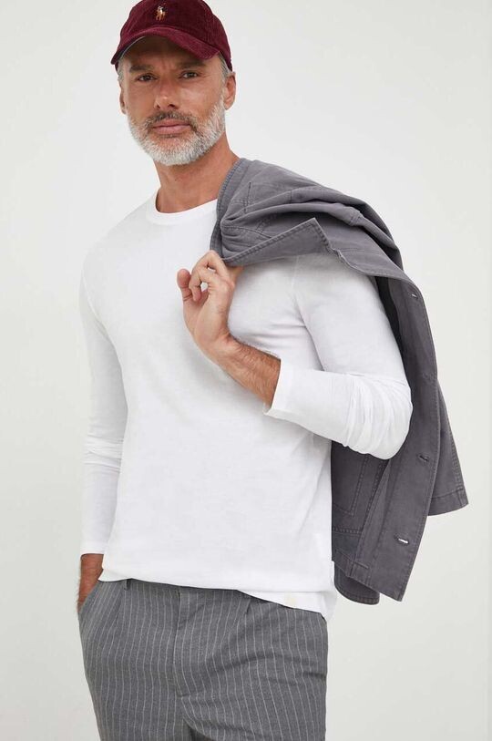 Хлопковый топ с длинными рукавами United Colors of Benetton, белый
Хлопковый топ с длинными рукавами United Colors of Benetton, белый