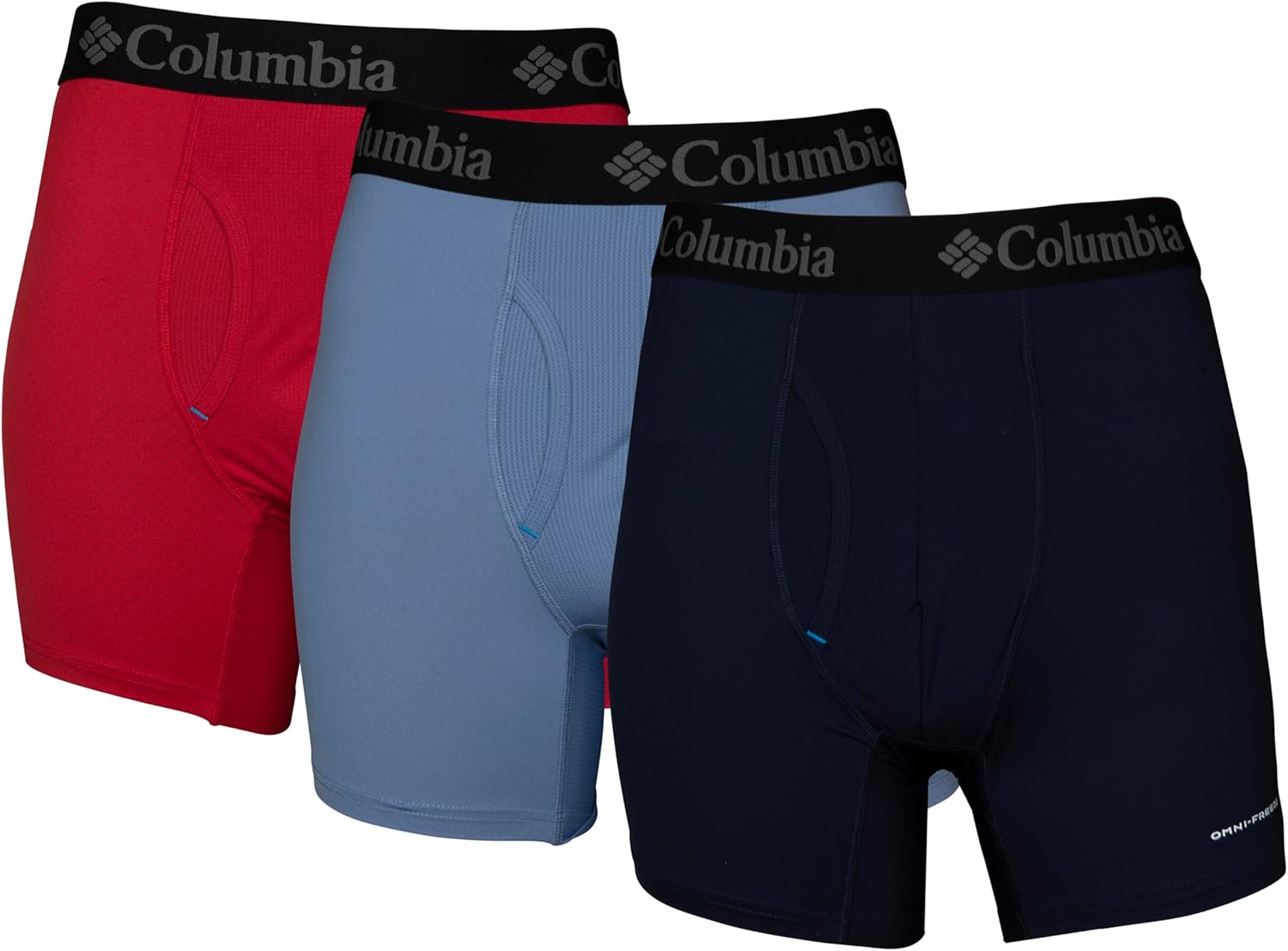 Мужские боксеры Columbia Omni Freeze Zero, 3 шт, Mountain Red/Bluestone/Navy
Мужские боксеры Columbia Omni Freeze Zero, 3 шт, Mountain Red/Bluestone/Navy