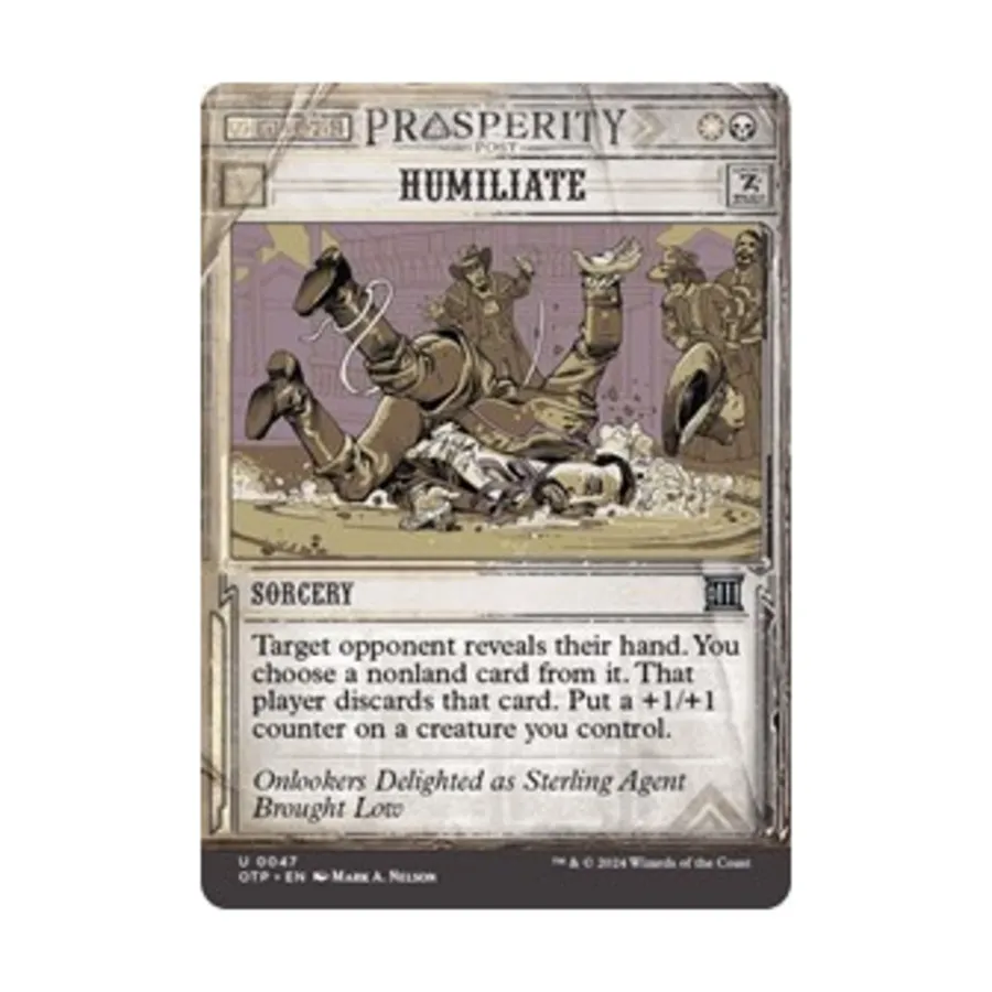 CCG Унижать (У), MTG - OTJ Breaking News
CCG Унижать (У), MTG - OTJ Breaking News