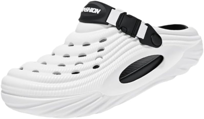 Летние мужские стильные повседневные шлепанцы - комфортная толстая подошва, дышащие сандалии для дома и улицы Fusecottc, белый
Летние мужские стильные повседневные шлепанцы - комфортная толстая подошва, дышащие сандалии для дома и улицы Fusecottc, белый