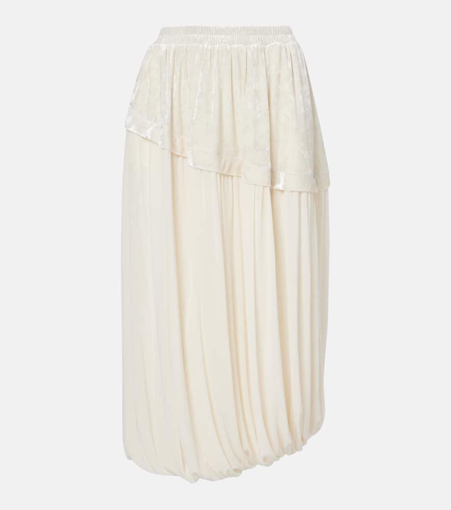 Многослойная миди-юбка с бархатной отделкой Xu Zhi, Cream
Многослойная миди-юбка с бархатной отделкой Xu Zhi, Cream