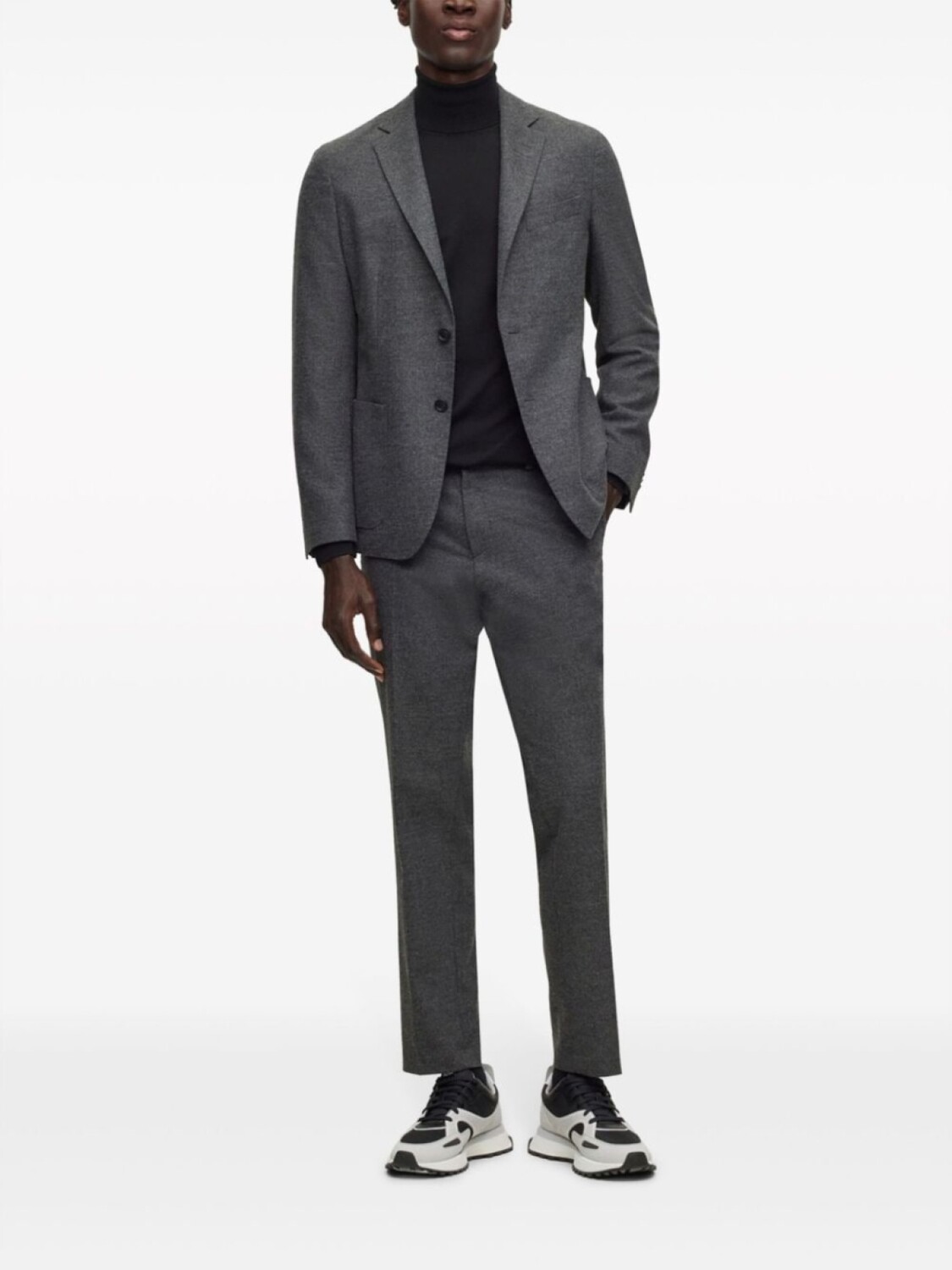 BOSS джемпер с высоким воротником, черный
BOSS джемпер с высоким воротником, черный