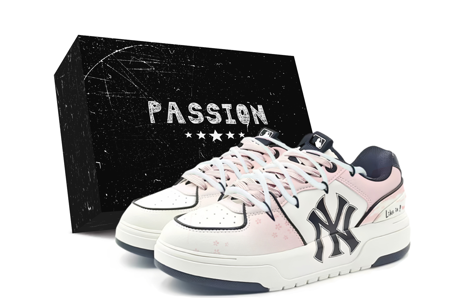 MLB Chunky Liner Romantic Height Increasing Low top Skateboard Shoes Unisex Pink White
MLB Chunky Liner Romantic Height Increasing Low top Skateboard Shoes Unisex Pink White