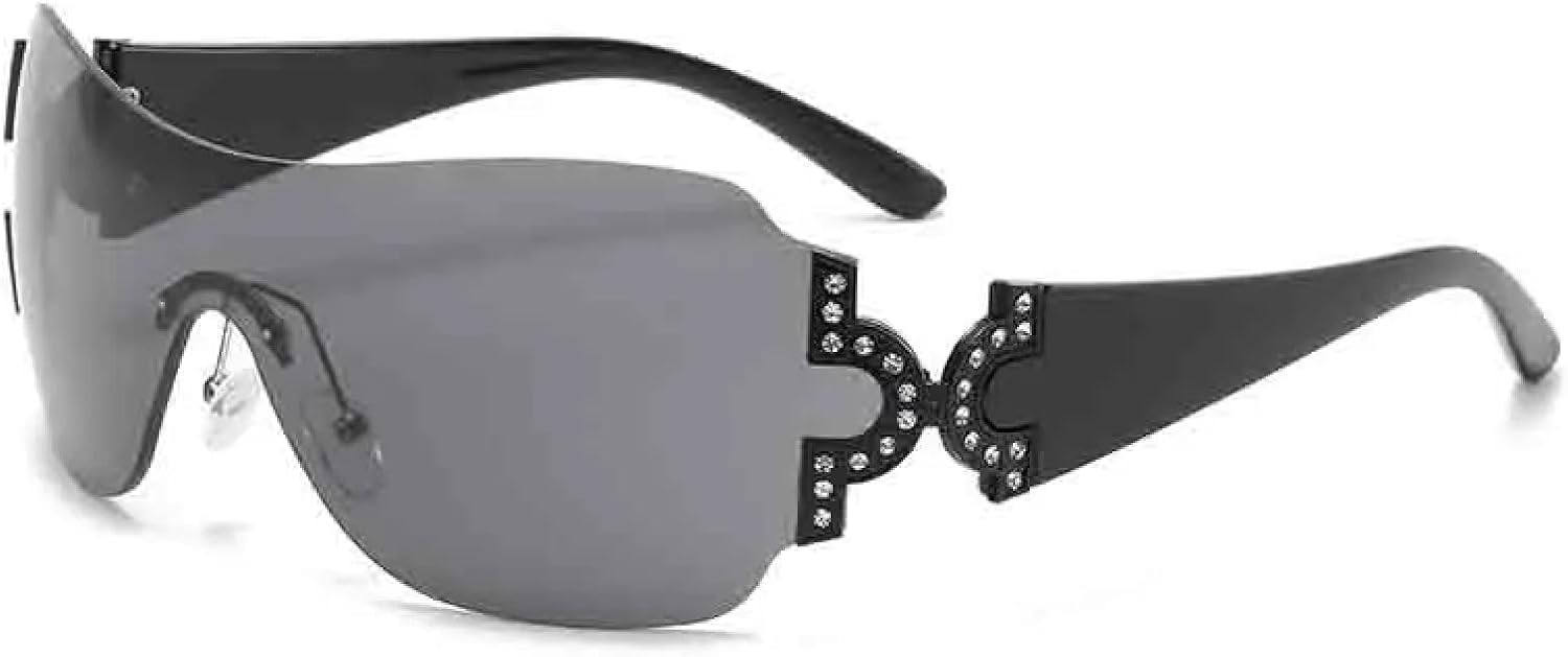 Ретро-тренды, цельные солнцезащитные очки, женская и мужская мода, безрамочные солнцезащитные очки, роскошная уличная фотография, защита от УФ-излучения UV400 TKKTLLT, Black Gray
Ретро-тренды, цельные солнцезащитные очки, женская и мужская мода, безрамочные солнцезащитные очки, роскошная уличная фотография, защита от УФ-излучения UV400 TKKTLLT, Black Gray