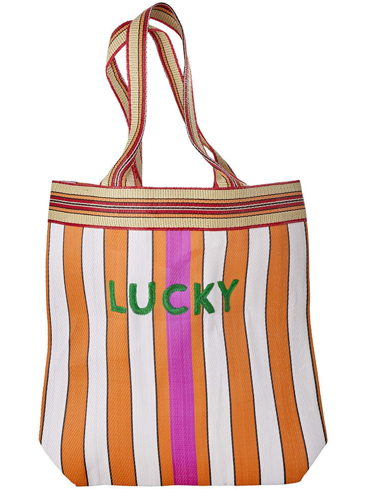 Шоппер Rice Shopper, цвет Orange/Weiß 
Шоппер Rice Shopper, цвет Orange/Weiß