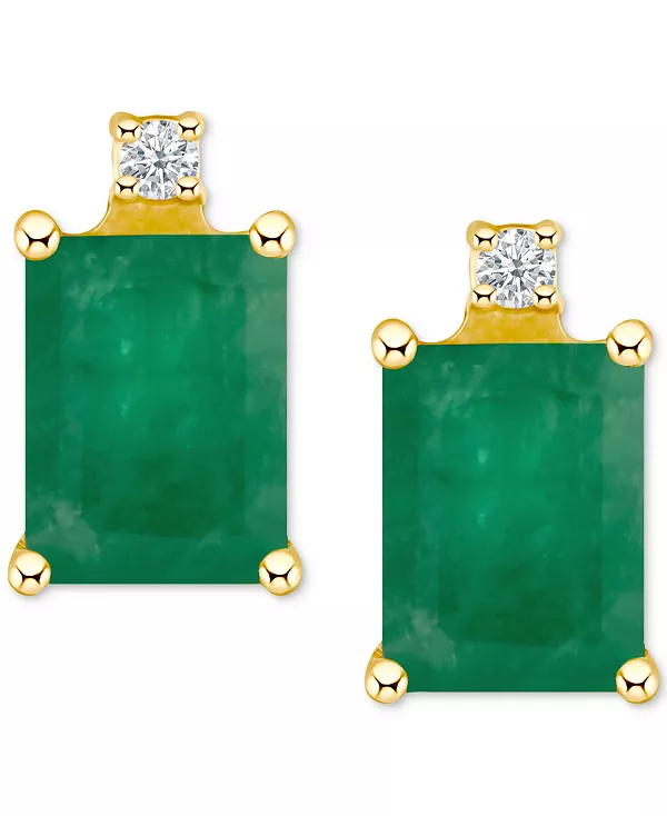 Серьги-Гвоздики с рубинами (1-3/8 карата) и бриллиантами в 14-каратном золоте (также с изумрудами, танзанитами и сапфирами) Macy'S, emerald
Серьги-Гвоздики с рубинами (1-3/8 карата) и бриллиантами в 14-каратном золоте (также с изумрудами, танзанитами и сапфирами) Macy'S, emerald