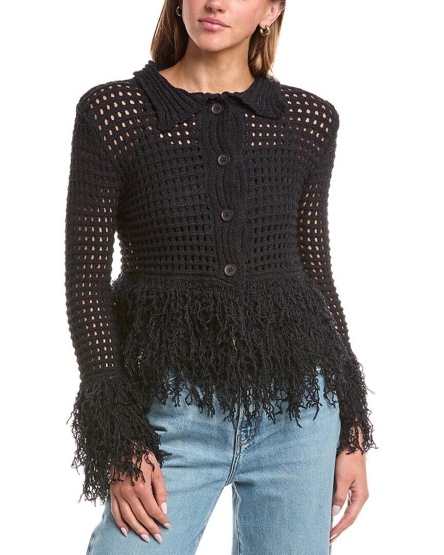 Ревери Открытый вязаный кардиган REVERIEE, черный
Ревери Открытый вязаный кардиган REVERIEE, черный