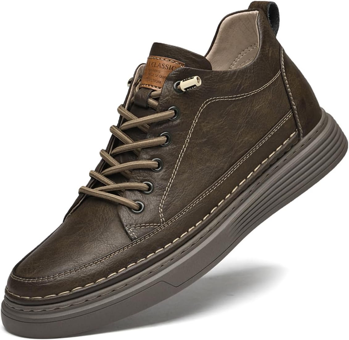 Мужские лифтовочные кроссовки PURCHAWEE для увеличения роста, невидимые кроссовки для увеличения роста, кожаные повседневные обувь, коричневый
Мужские лифтовочные кроссовки PURCHAWEE для увеличения роста, невидимые кроссовки для увеличения роста, кожаные повседневные обувь, коричневый