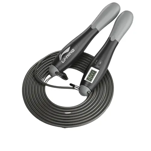 Профессиональная скакалка для скоростных тренировок с электронным счетчиком, ученическая пвс стальной трос, пластиковый контроллер 2,8 м LINING, серый
Профессиональная скакалка для скоростных тренировок с электронным счетчиком, ученическая пвс стальной трос, пластиковый контроллер 2,8 м LINING, серый