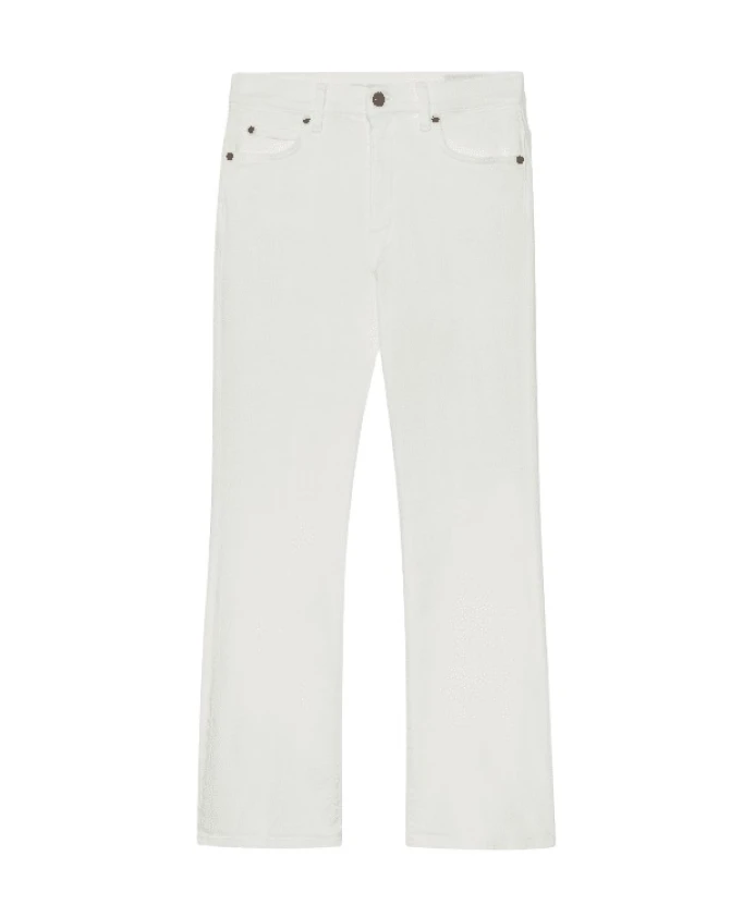 Укороченные джинсы с нашивкой логотипа Haikure, белый
Укороченные джинсы с нашивкой логотипа Haikure, белый