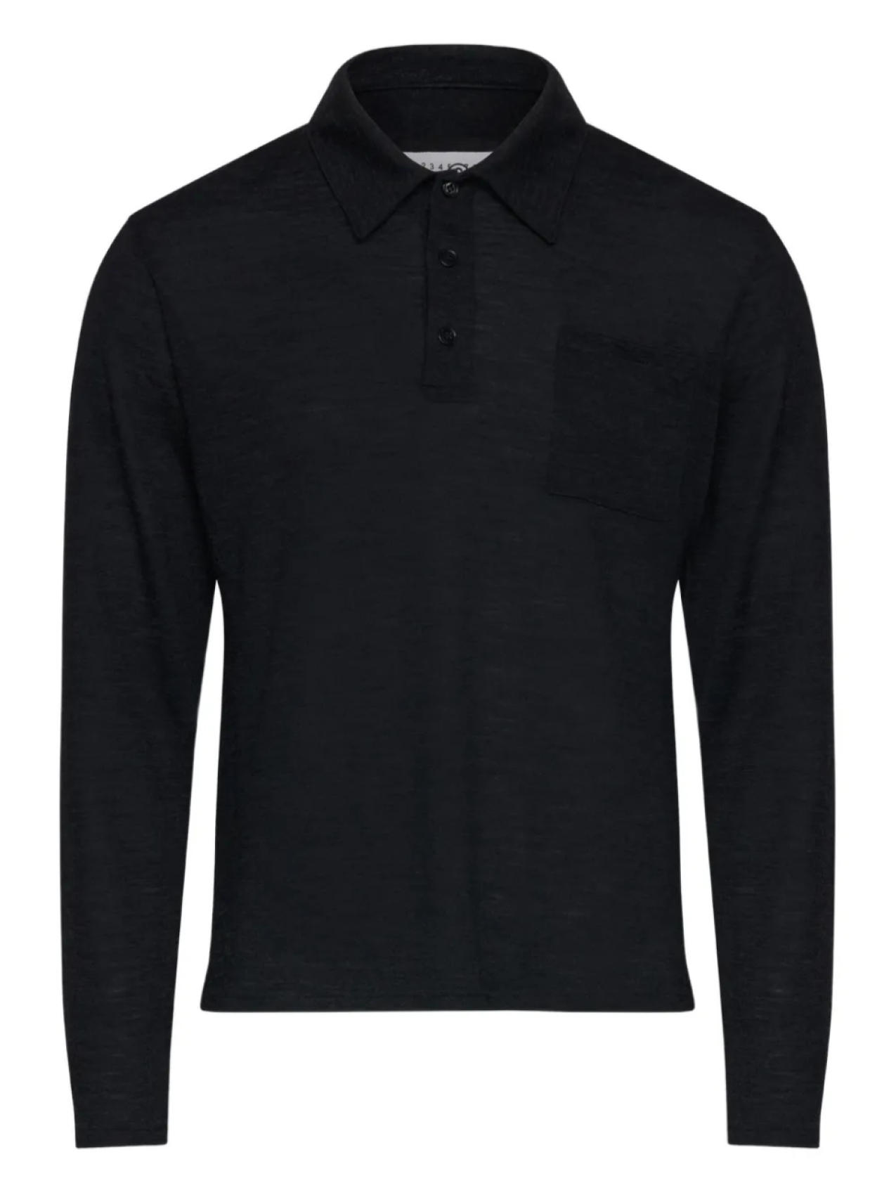 MM6 Maison Margiela рубашка поло с длинными рукавами, черный
MM6 Maison Margiela рубашка поло с длинными рукавами, черный