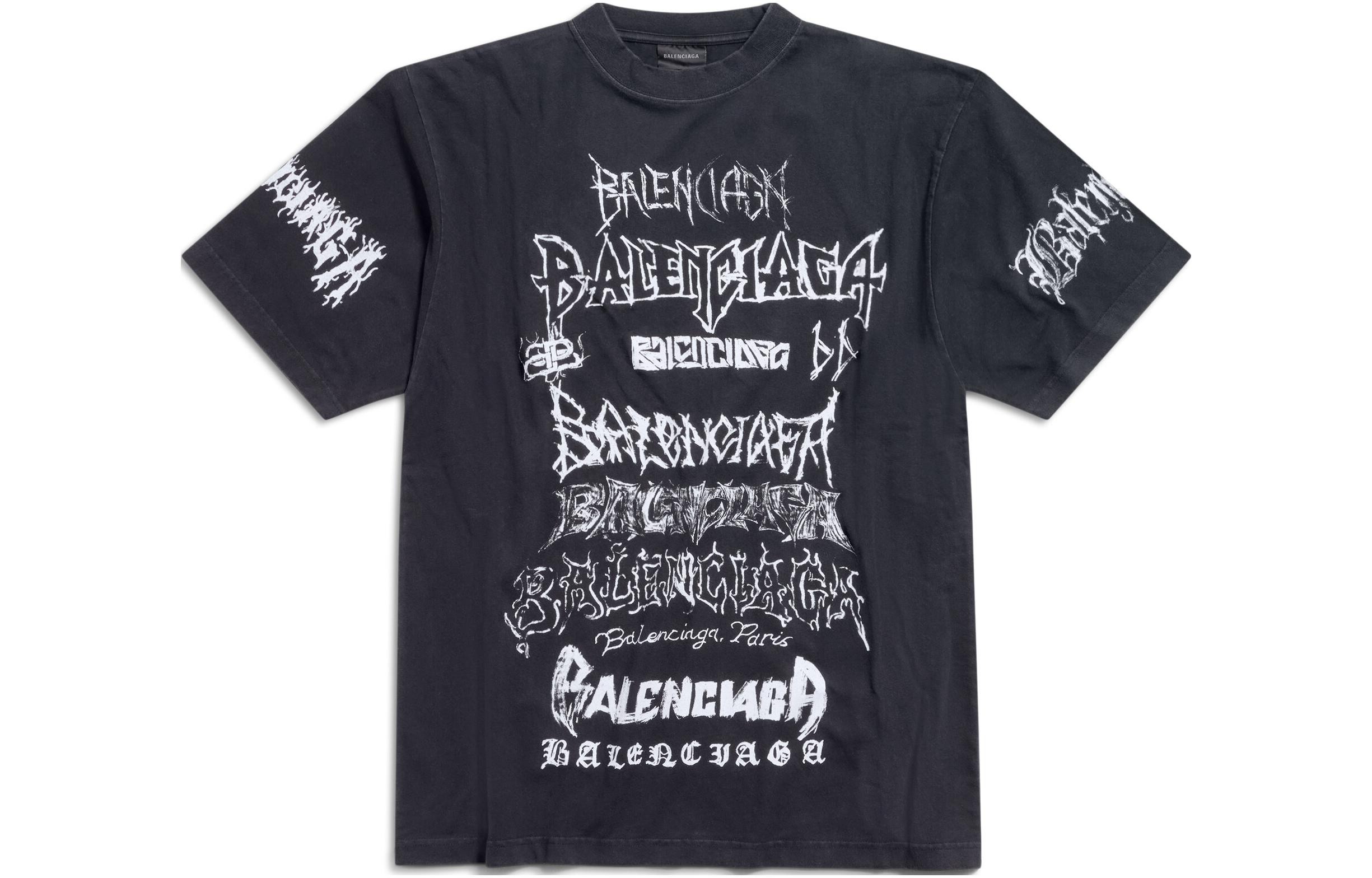 Футболка с логотипом Balenciaga, черная
Футболка с логотипом Balenciaga, черная