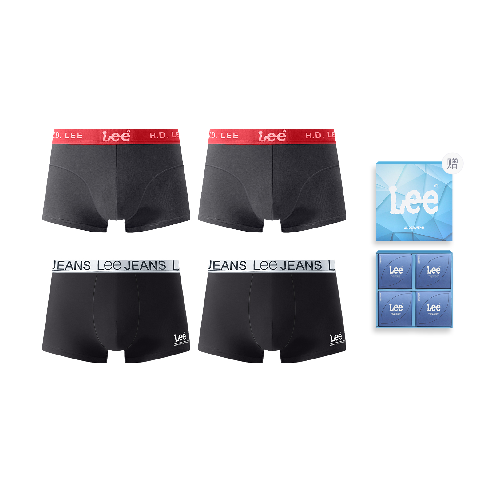 Edge Color 3.0 трусы подарочные наборы мужские 4 шт Lee, темно-серый
Edge Color 3.0 трусы подарочные наборы мужские 4 шт Lee, темно-серый
