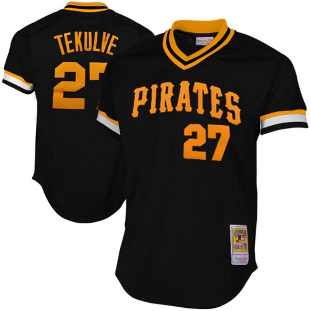 Аутентичная тренировочная майка Mitchell & Ness Pittsburgh Pirates Kent Tekulve 1982 Cooperstown Collection - черная, цвет Pir Black
Аутентичная тренировочная майка Mitchell & Ness Pittsburgh Pirates Kent Tekulve 1982 Cooperstown Collection - черная, цвет Pir Black