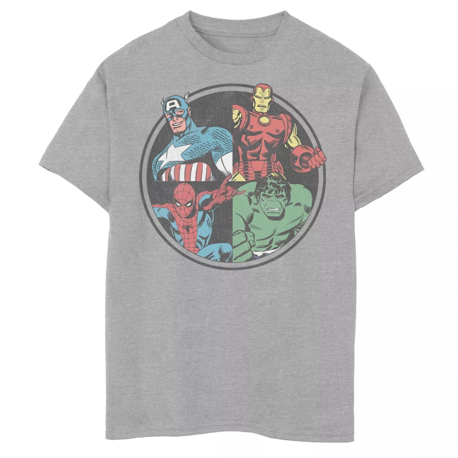 Классическая футболка с круглым плакатом и графическим изображением «Марвел Мстители» для мальчиков 8–20 лет Licensed Character
Классическая футболка с круглым плакатом и графическим изображением «Марвел Мстители» для мальчиков 8–20 лет Licensed Character