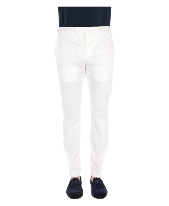 Белые хлопчатобумажные брюки, модель dieci Pt Torino, белый
Белые хлопчатобумажные брюки, модель dieci Pt Torino, белый