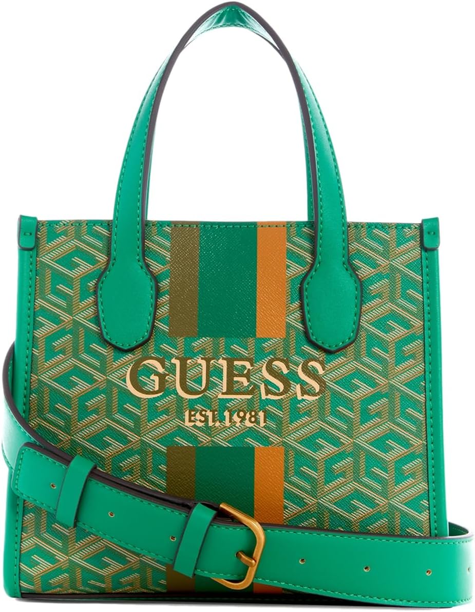 Сумка GUESS womens Silvana 2 Cmprtmnt Mini Tote, Forest Logo
Сумка GUESS womens Silvana 2 Cmprtmnt Mini Tote, Forest Logo