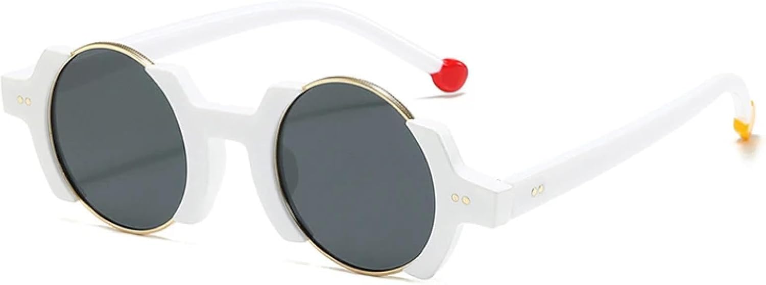 Модные круглые женские солнцезащитные очки в стиле панк, ретро мужские желто-синие солнцезащитные очки с градиентным переходом цвета и защитой от УФ-излучения UV400 SZVVBKK, White Grey
Модные круглые женские солнцезащитные очки в стиле панк, ретро мужские желто-синие солнцезащитные очки с градиентным переходом цвета и защитой от УФ-излучения UV400 SZVVBKK, White Grey