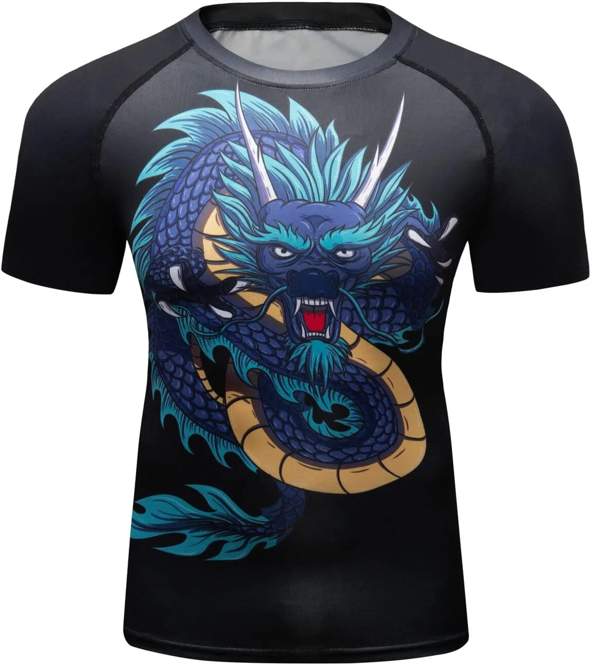 Мужская компрессионная футболка Red Plume с коротким рукавом, печатью и технологией Cool Dry для бега и спорта
Мужская компрессионная футболка Red Plume с коротким рукавом, печатью и технологией Cool Dry для бега и спорта