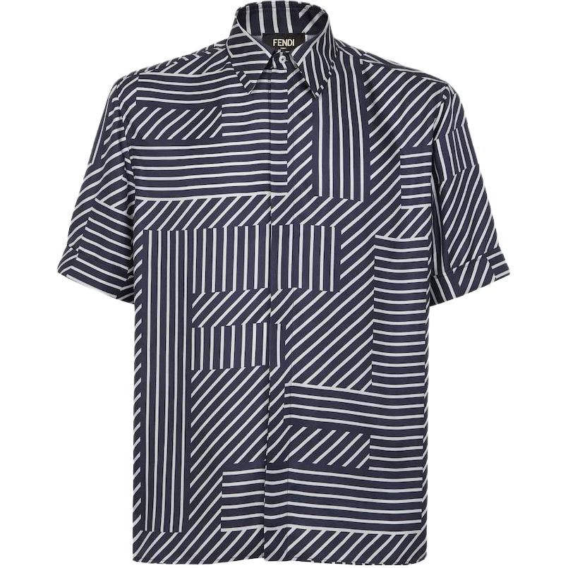 FENDI Мужская синяя рубашка
FENDI Мужская синяя рубашка