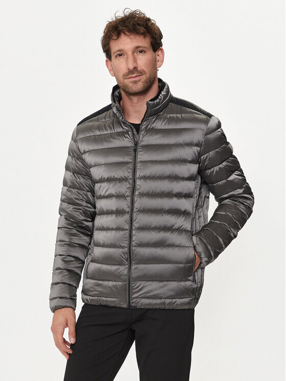 Пуховик стандартного кроя Guess, серый
Пуховик стандартного кроя Guess, серый