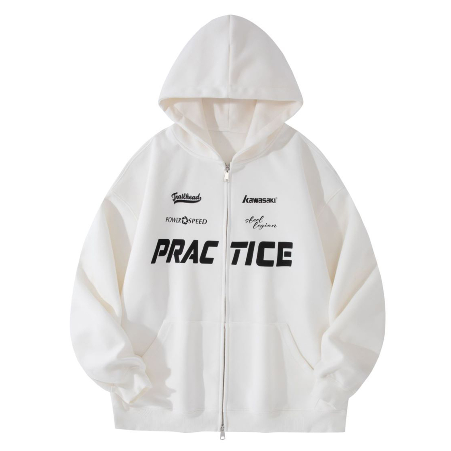 Унисекс свитшот Kawasaki, белый
Унисекс свитшот Kawasaki, белый