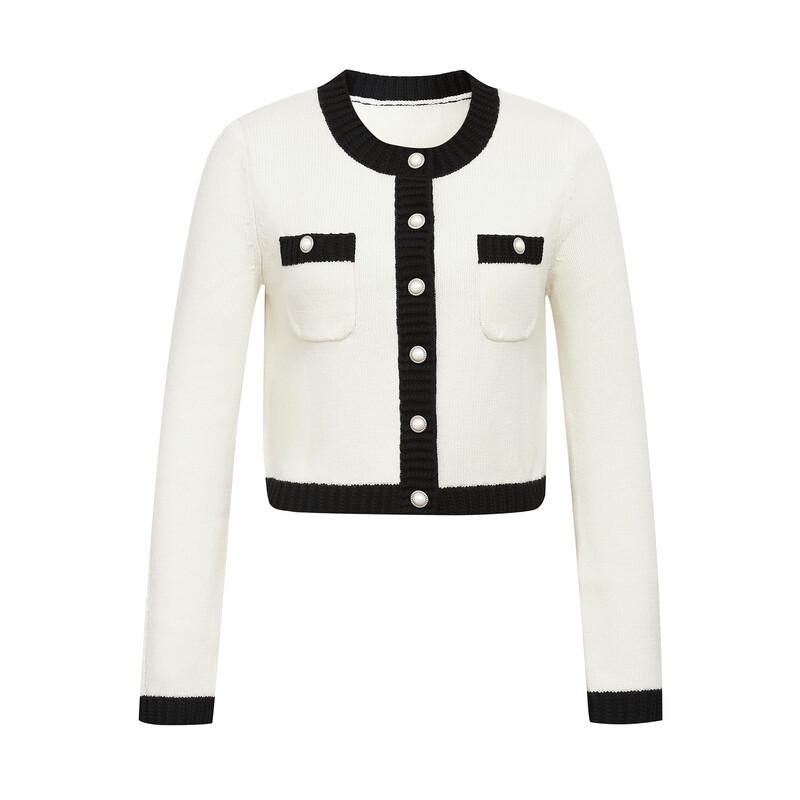 Короткий кардиган Deep Breath из чистой шерсти с длинными рукавами, белый
Короткий кардиган Deep Breath из чистой шерсти с длинными рукавами, белый