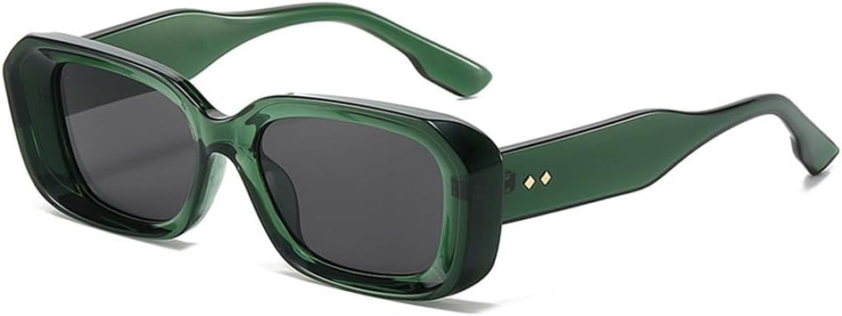 Ретро квадратные солнцезащитные очки для мужчин, модные градиентные очки с защитой от УФ-излучения UV400, модные женские солнцезащитные очки с заклепками, зеленые и розовые солнцезащитные очки WNCKSQ, Dark Green Gray
Ретро квадратные солнцезащитные очки для мужчин, модные градиентные очки с защитой от УФ-излучения UV400, модные женские солнцезащитные очки с заклепками, зеленые и розовые солнцезащитные очки WNCKSQ, Dark Green Gray